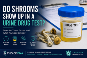 Do shrooms show up in a urine drug test
