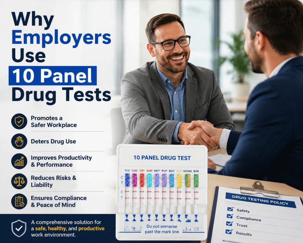 Why Employers Use 10 Panel Drug Tests
