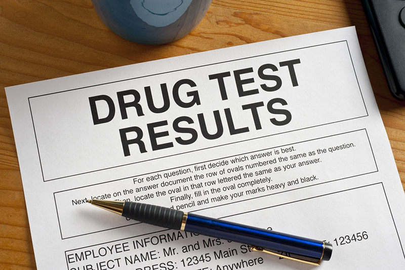 Drug Test results