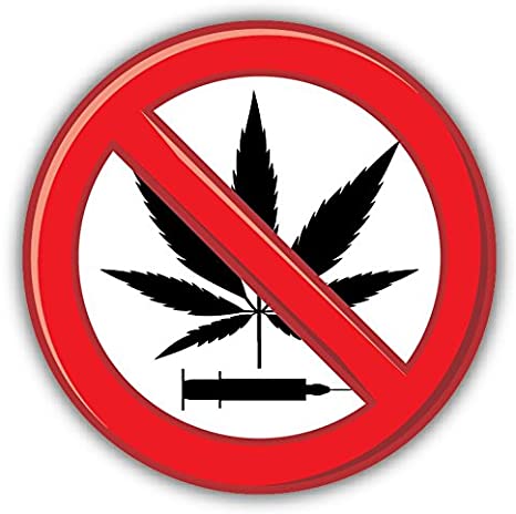 Sign Prohibiting the Use of Drugs
